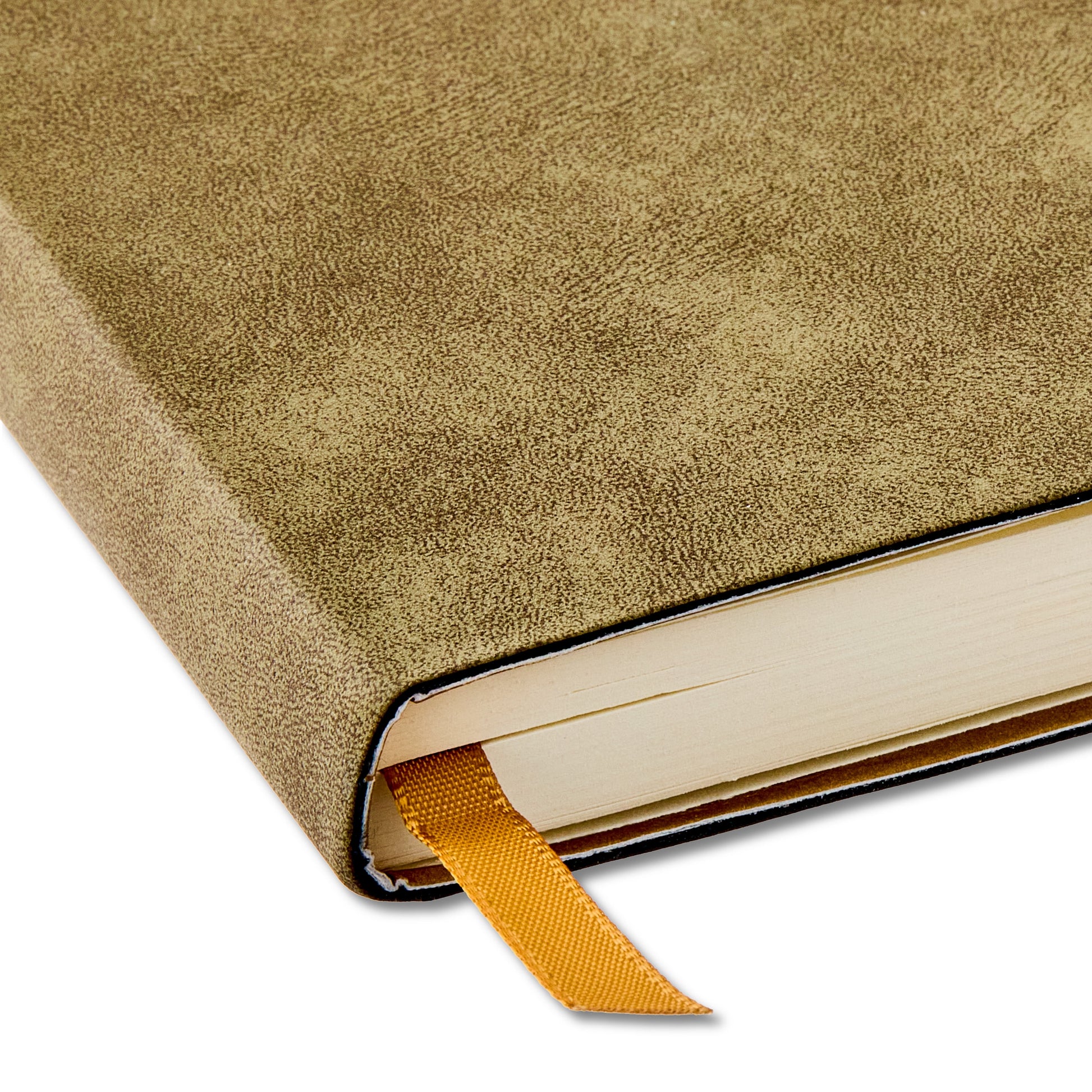 Pen + Gear Flex Suede Journal in Olive, 5.75" X 8" X 0.5", 192 Lined Pages, Vegan Suede Cover